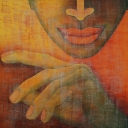 Solitude(4 x 4; Acrylic on Canvas, 2008). <b>UNAVAILABLE</b>