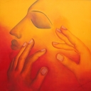 Desire (4 x 4; Oil on Canvas, 2011). <b>UNAVAILABLE</b>