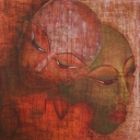 Dwellers (4 x 4; Acrylic on Canvas, 2009). <b>UNAVAILABLE</b>